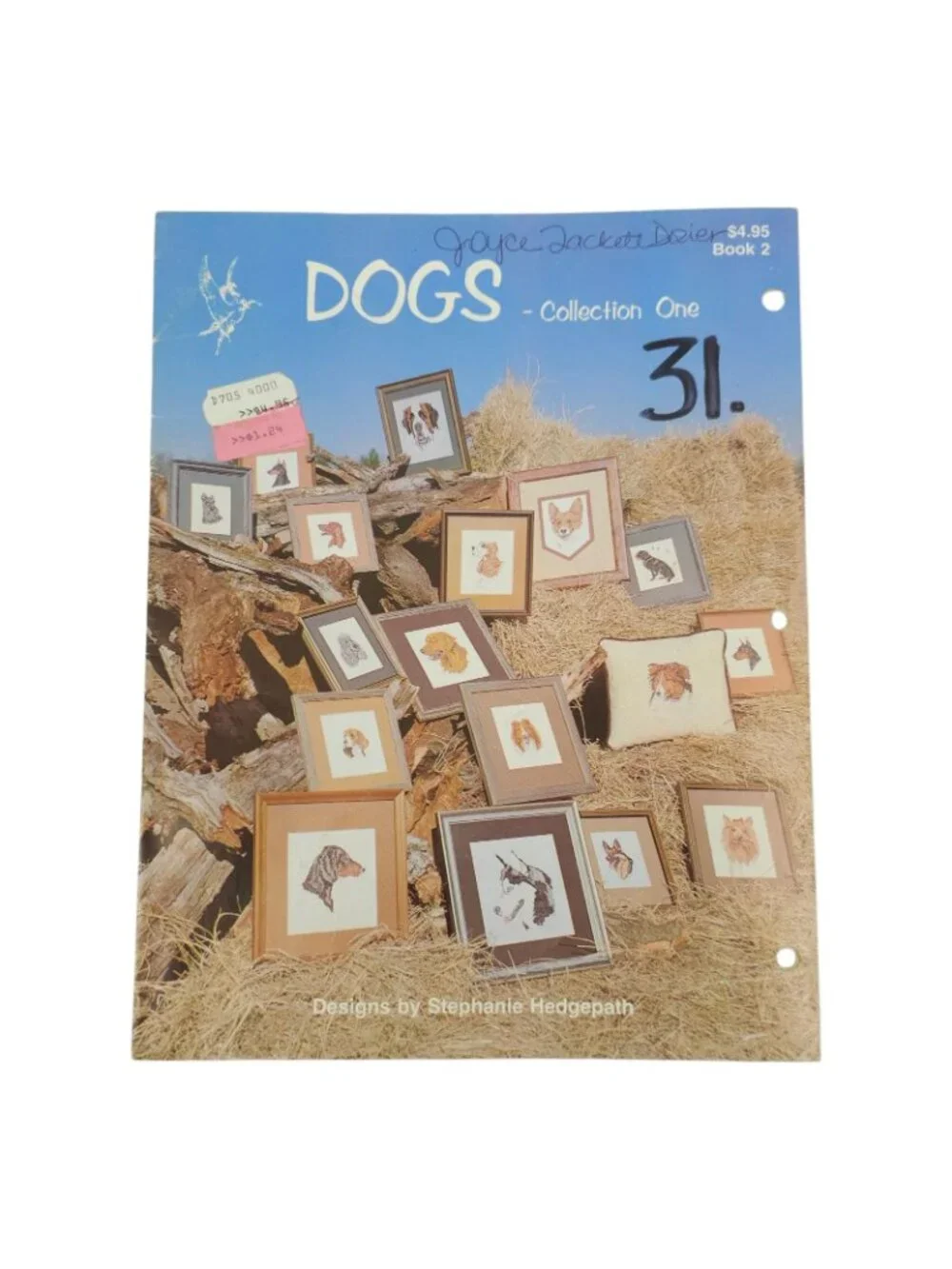 Cross Stitch Book Vintage Lot 5 Stephanie Seabrook Hedgepath Cats Dogs Horses